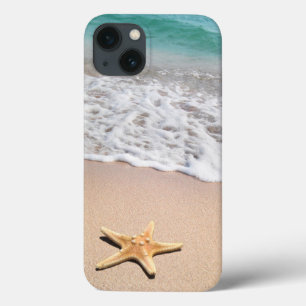 Case-Mate iPhone Case Sable de plage, vagues de l'océan et étoiles de