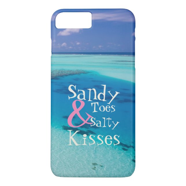 Coques Case-Mate iPhone Sable Pieds et Baisers Salés Belle Photo de Plage (Dos)