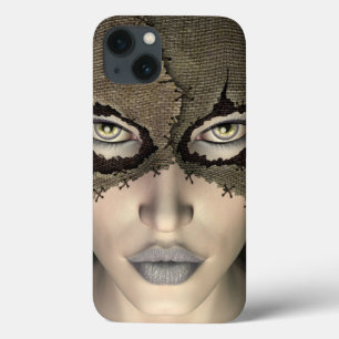 Etui iPhone Case-Mate Sac à burlap pointillé Visage Masqué Femme