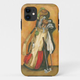 Coque iPhone 11 Sac de golf avec le gant par Jennifer Goldberger