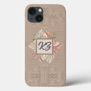Case-Mate iPhone Case Sac fourre-tout design de style bohème beige et bl