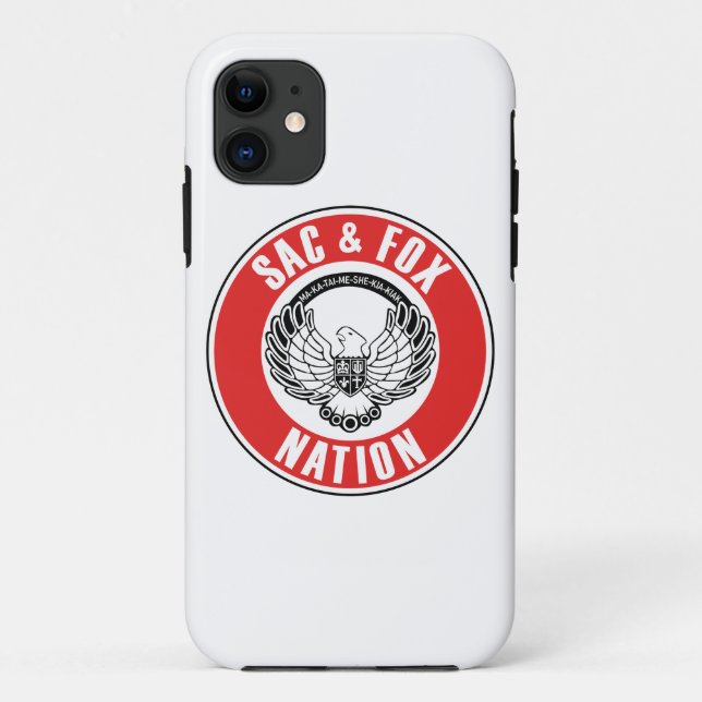 Coques Case-Mate iPhone sac renard drapeau américain indigène usa symbole  (Dos)