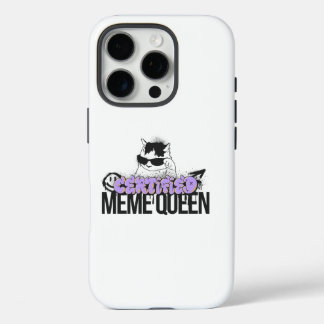 Coque iPhone 16 Pro Sacoche Queen Phone Mème Certifiée