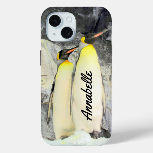 Coque Case-Mate iPhone Sacoche téléphonique King Penguins personnalisée