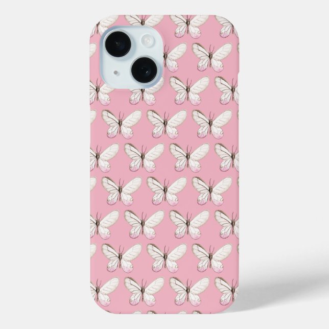 Coques Case-Mate iPhone Sacoche téléphonique Motif rose personnalisée (Verso)