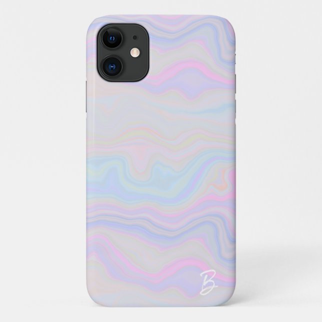 Coques Case-Mate iPhone Sacoche téléphonique personnalisée Pastel Agate Ab (Dos)