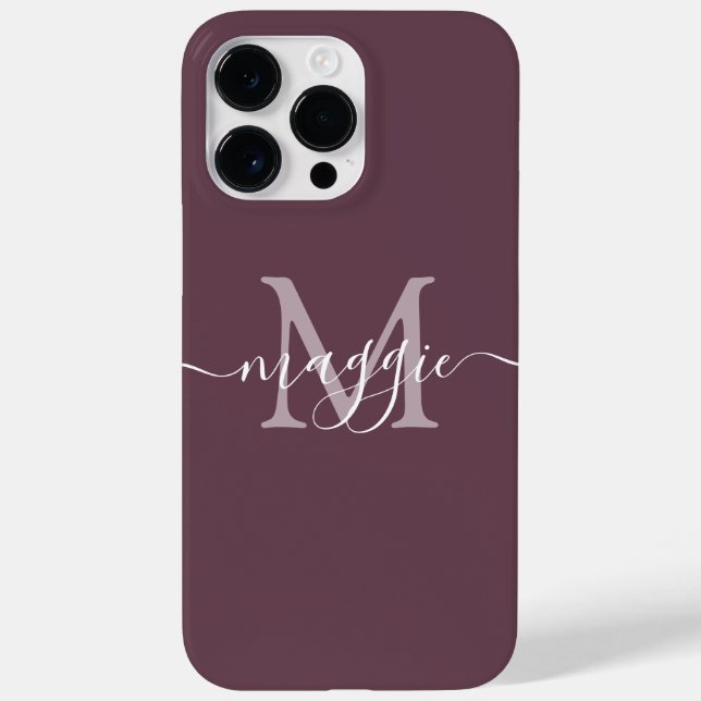 Coques Case-Mate iPhone Sacoche téléphonique personnalisée Pastel Script M (Verso)