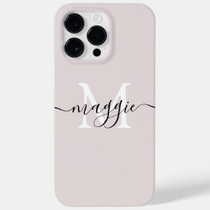 Coque Case-Mate iPhone Sacoche téléphonique personnalisée Pastel Script M