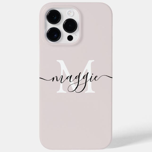 Coques Case-Mate iPhone Sacoche téléphonique personnalisée Pastel Script M (Verso)