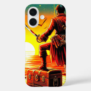 Coque Pour iPhone 16 Sacoche téléphonique pirate