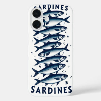 Coque Pour iPhone 16 Sacoche téléphonique Sardines pour iphone 16