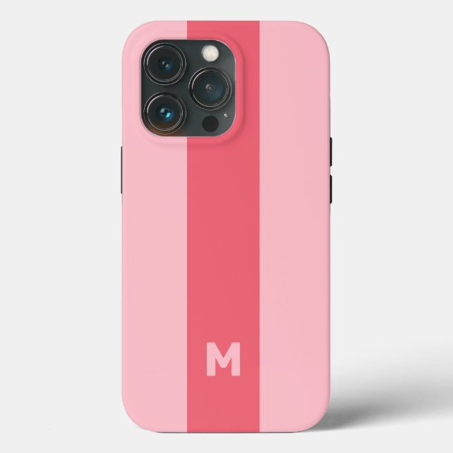 Coques Case-Mate iPhone Sacoches de téléphone Monogramme personnalisées (Verso)