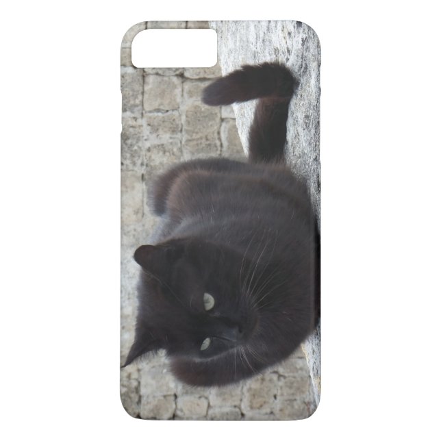 Coques Case-Mate iPhone Sacs de téléphone pour chat noir (Dos)