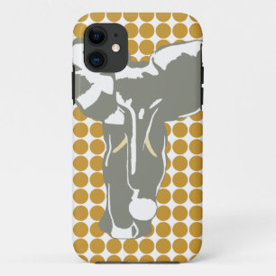 Case-Mate iPhone Case Safari Marron Soudan pois avec Eléphant Pop Art