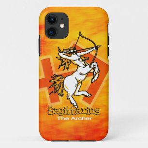Coques Pour iPhone Sagittaire L'Archer zodiaque feu orange