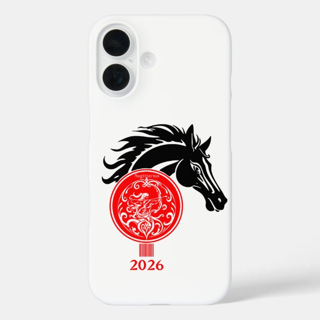 Coques Case-Mate iPhone Sagittaire x Année du Cheval 2026 (Verso)