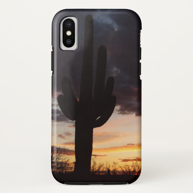 Coques Case-Mate iPhone Saguaro Sunset III Arizona Desert Paysage (Dos)