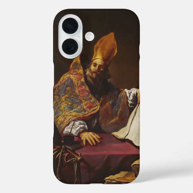 Coques Case-Mate iPhone Saint Ambroise Père de l'Église catholique (Verso)