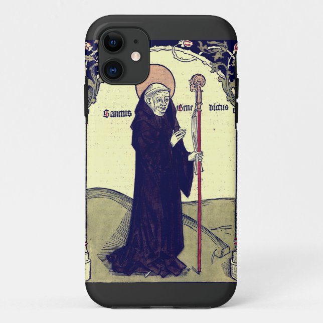 Coques Case-Mate iPhone Saint Benoît de Nursie Père du monachisme (Dos)