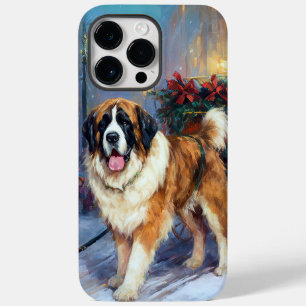 Coque Case-Mate iPhone Saint-Bernard période de fêtes de Noël