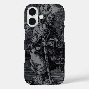 Coque Pour iPhone 16 Saint Christophe vénéré par les chrétiens