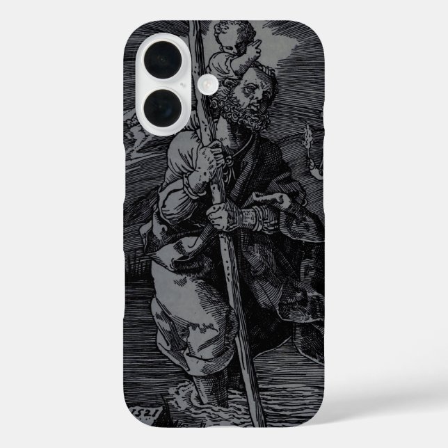 Coques Case-Mate iPhone Saint Christophe vénéré par les chrétiens  (Verso)