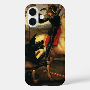 Coques iPhone 16 Saint George combattre le dragon par Raphael Sanzi