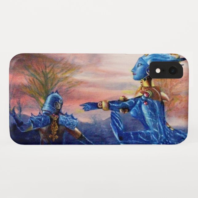 COQUES Case-Mate iPhone SAINT GEORGE ET ALIEN DRAGON (Dos (Horizontal))