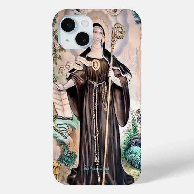Coques Case-Mate iPhone Saint Gertrude le Grand (Verso)
