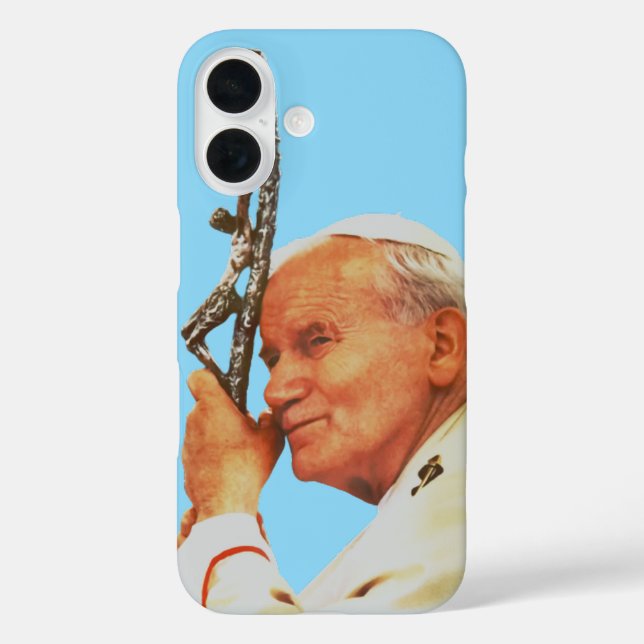 Coques Case-Mate iPhone Saint Jean Paul II Le Grand Communicateur Beaux-Ar (Verso)
