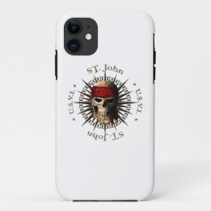 Case-Mate iPhone Case Saint John USVI Pirate Skull
