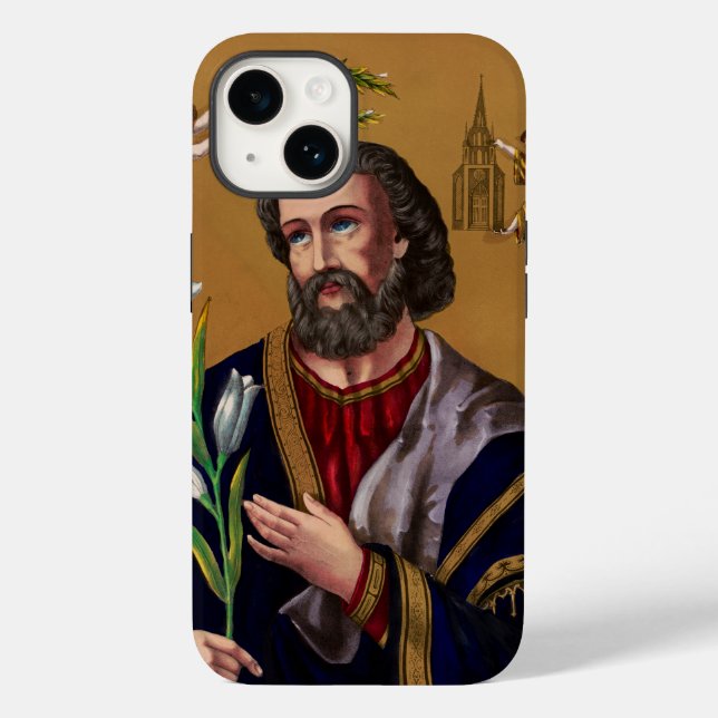 Coques Case-Mate iPhone Saint Joseph gardien de la Sainte Famille (Verso)