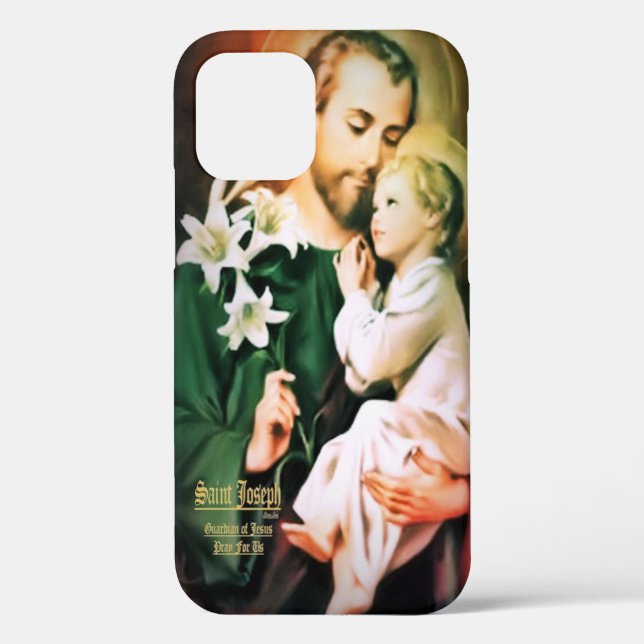 Coques Case-Mate iPhone Saint Joseph Guardian de Jésus (Verso)