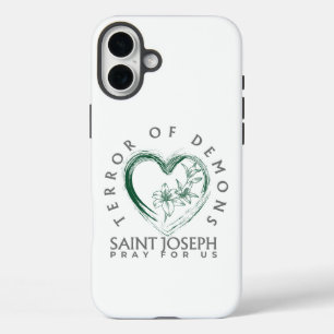 Coque Pour iPhone 16 Plus Saint Joseph Terreur des démons