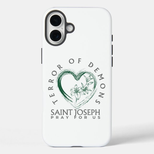 Coques Case-Mate iPhone Saint Joseph Terreur des démons (Verso)