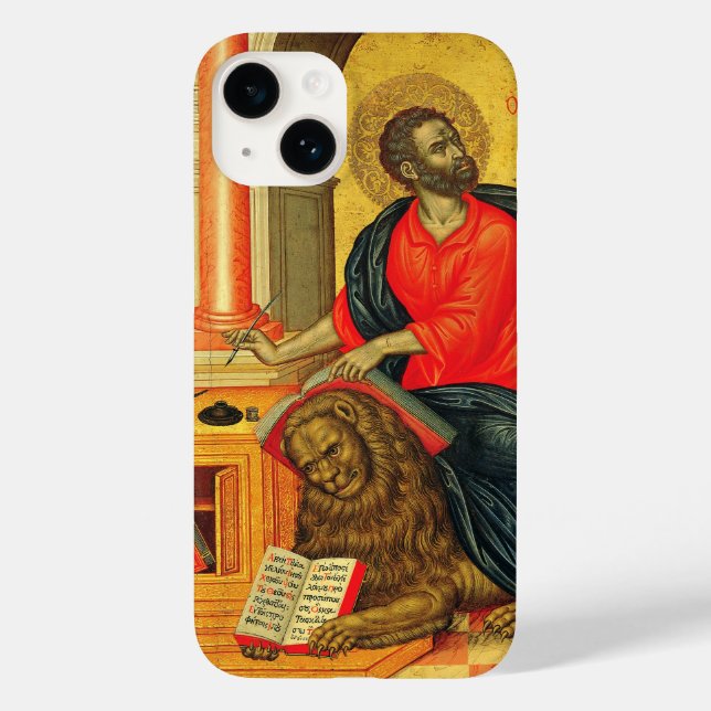 Coques Case-Mate iPhone Saint Marc l'évangéliste icône orthodoxe (Verso)