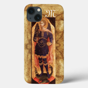 iPhone 13 Coque SAINT MICHAEL ARCHANGEL AVEC monogramme DRAGON