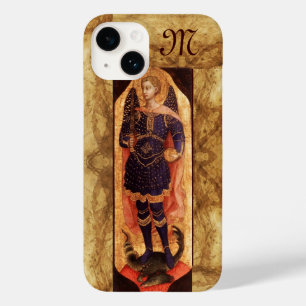Coque Pour iPhone 14 SAINT MICHAEL ARCHANGEL AVEC monogramme DRAGON