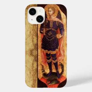 COQUE POUR iPhone 14 SAINT MICHAEL ARCHANGEL AVEC PARCHEMENT ANCIEN DRA