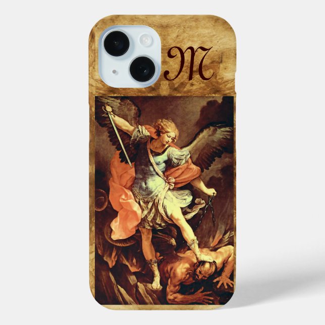 Coques Case-Mate iPhone Saint Michel le Monogramme de l'archange (Verso)