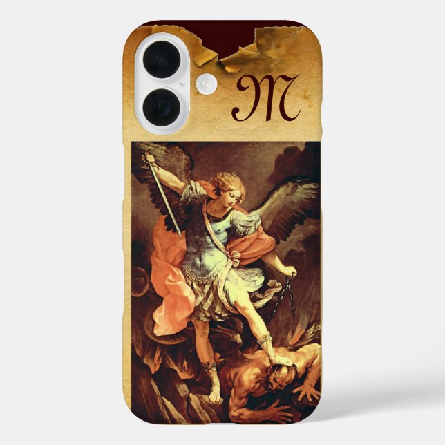 Coques Case-Mate iPhone Saint Michel le Monogramme de l'archange (Verso)