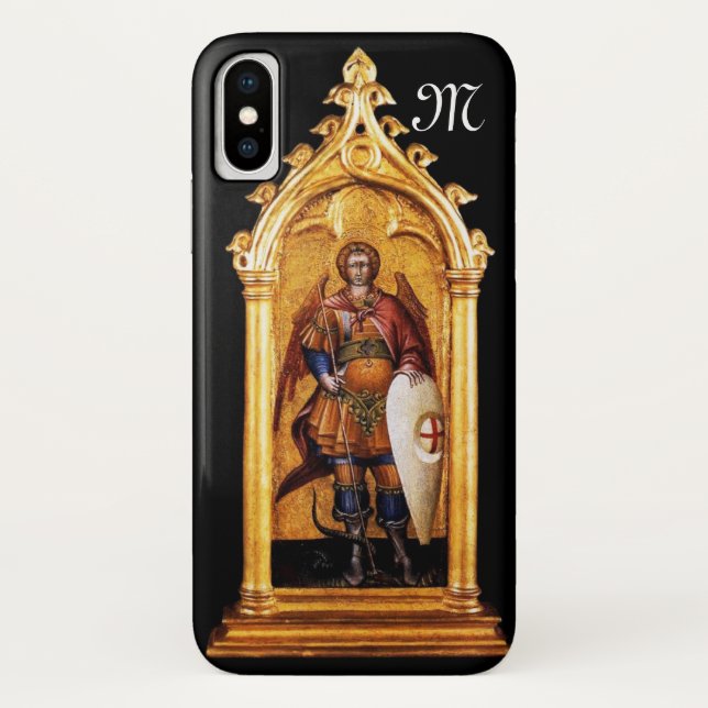 Coques Case-Mate iPhone Saint Michel le Monogramme de l'archange (Dos)