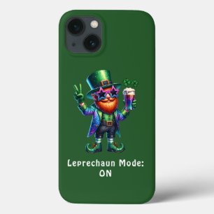 Case-Mate iPhone Case Saint Patrick's day Green Leprechaun, texte drôle