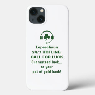 Case-Mate iPhone Case Saint Patrick's day, texte drôle Leprechaun Hotlin