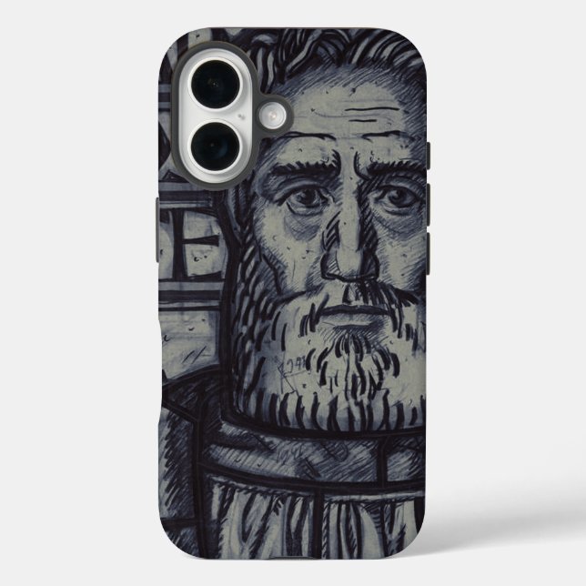 Coques Case-Mate iPhone Saint Paul l'Apôtre - Art sacré graphique moderne (Verso)