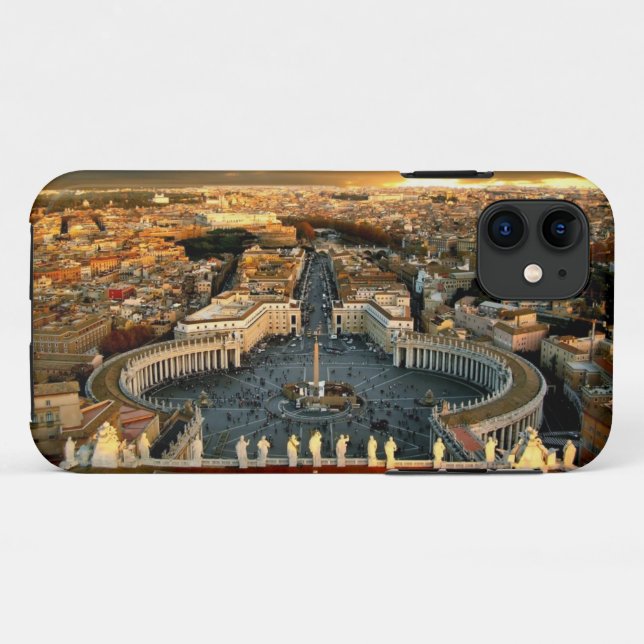 Coques Case-Mate iPhone Saint Pierre du Vatican Carré (Dos (Horizontal))