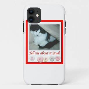 Coque Case-Mate iPhone Saint Valentin Chat noir et blanc
