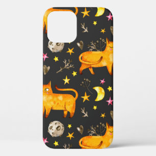 Case-Mate iPhone Case Saint Valentin sans couture motif avec chats, étoi