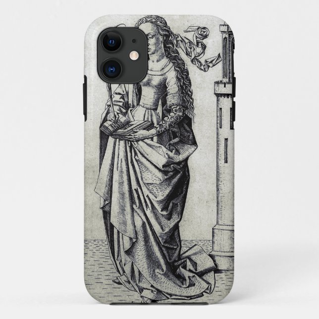 Coques Case-Mate iPhone Sainte-Barbe de la Tour Art Graphique Sacré (Dos)
