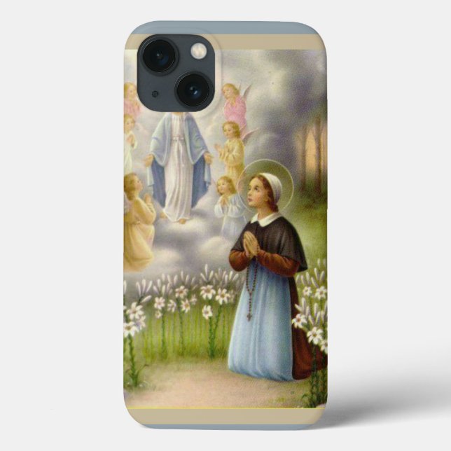 Coques Case-Mate iPhone Sainte Bernadette Lourdes Vierge catholique (Verso)
